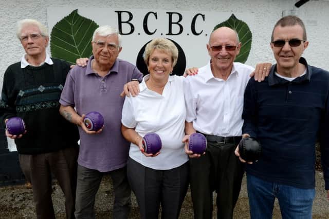 Banbury Chestnuts Bowls Club, are looking for new members. From the left, Colin Taylor, treasurer, Dai Evans, captain, Pat Ray, ladies captain, Brian Ray, past captain and Martyn Cooper, secretary. NNL-170530-145800009