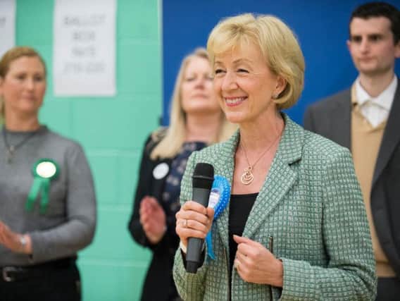 Andrea Leadsom won her third term as MP for Northamptonshire South.
