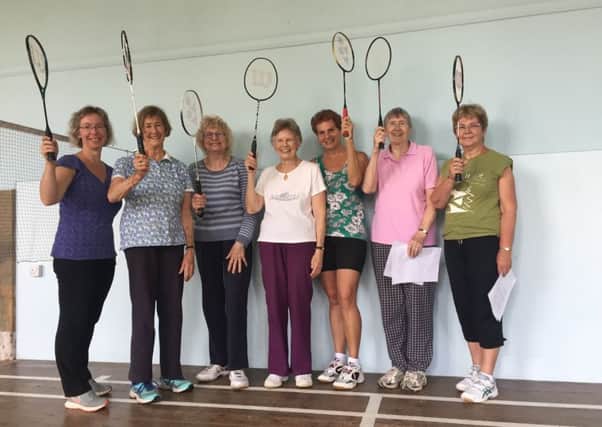 Bloxham Bad Girls have been playing badminton at the Ellen Hinde Hall for many years