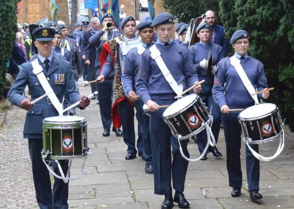 The Banbury Air Cadets band. Photo: Banbury Town Council NNL-170918-132640001