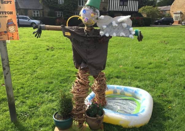 Kings Sutton Scarecrow Festival. Rain Man scarecrow. Picture by Kevin Kennedy. NNL-170926-094250001