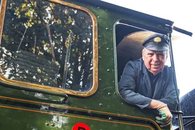 80-year-old train driver Jeff Madge. Photo: Malcolm Ranieri FRPS/SWNS