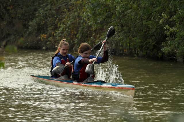 Davison and Lobban paddle to glory in clubs home event on Oxford Canal. Photo: Alex Veness