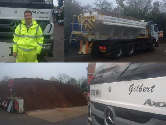 Gritter lorries and their drivers are ready for action when the cold weather hits this winter. Photos: Oxfordshire County Council