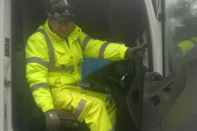Dave Primrose, from Banbury, will be out gritting roads this winter. Photo: Oxfordshire County Council