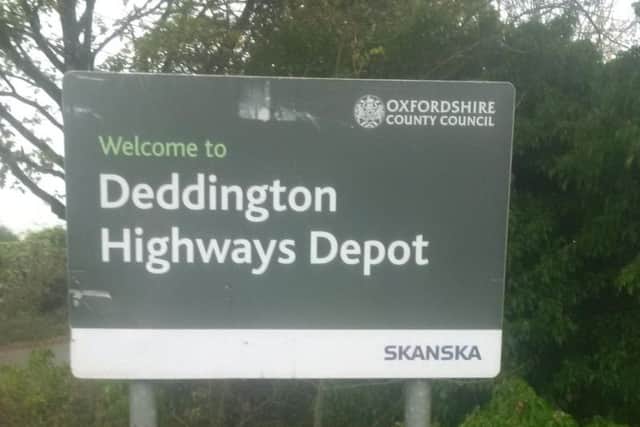 Dave Primrose is based at Oxfordshire County Council's depot in Deddington, one of three across the county. Photo: Oxfordshire County Council